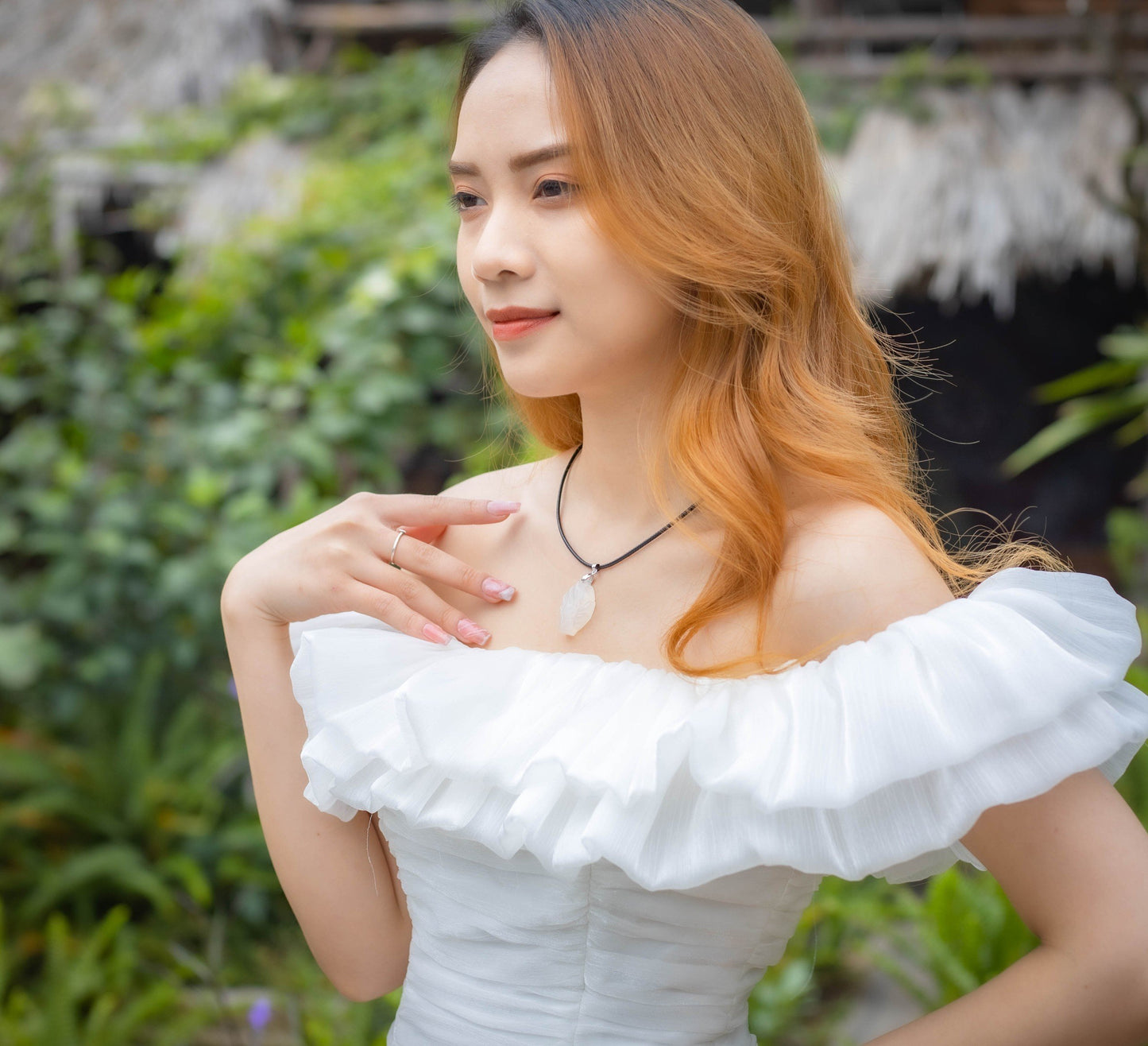 Lucky Fox Queen Stone - White